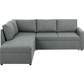 Sacramento venstrevendt open-end sovesofa - lysegrå