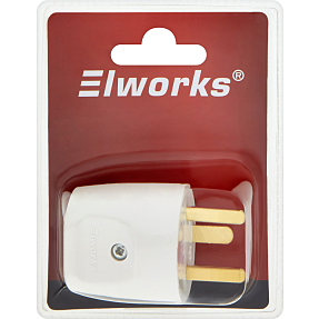 Elworks stikprop med jord - hvid