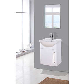 Milobad York badmøbel - hvid