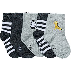 VRS baby 5-pak strømper str. 23/25 - multifarvet