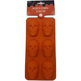 Halloween mini kranie form til 6 isterninger/chokolader