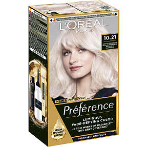 Permanent hårfarve 10.21 Stockholm m. hi-shine eliksir