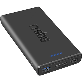 SBS powerbank 10.000mah - sort