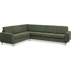 Madrid Nordic vendbar hjørnesofa - grøn