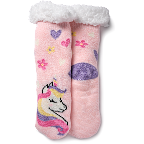 VRS børne kæmpehygge strømper str. 26/30 - rosa