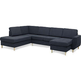 Madrid Nordic højrevendt U-sofa - navy