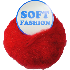 Soft Fashion garn - rød