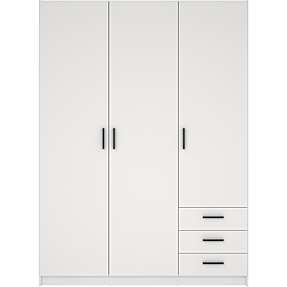 Sprint garderobeskab - hvid