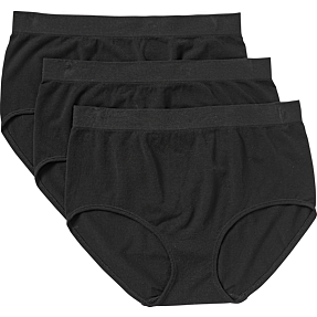 Marathon dame 3-pak maxi trusser str. S - sort