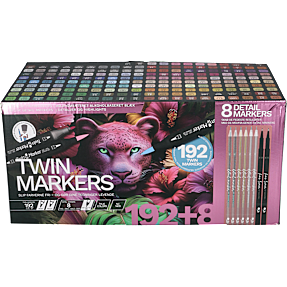 Danpen Twin markers 192 + 8 stk