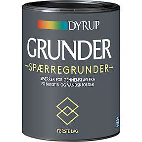 DYRUP spærregrunder 0,75 liter - hvid