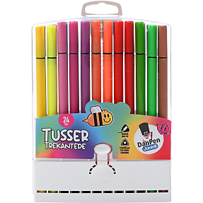 Danpen junior trekantede tusser 24-pak