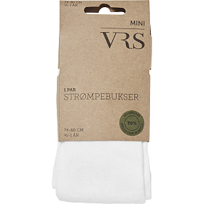 VRS baby strømpebukser str. ½-1 år - hvid