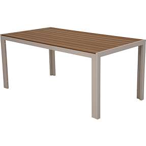 Carlton havebord - sandy grey