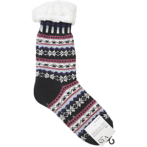 VRS dame kæmpehygge strømpe str. 35/38 - stribet