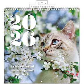 Billedkalender 2026 - kat