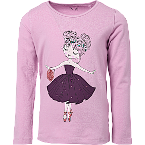 VRS børne bluse str. 146/152 - rosa