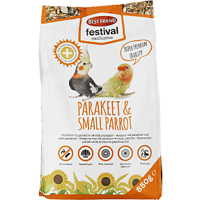 Parakit- og papagøjefoder