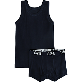 808 børne undertøjssæt str. 2 år - blå