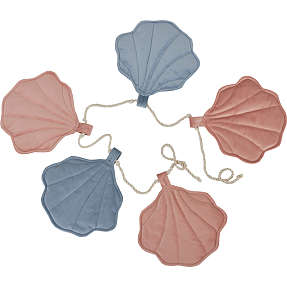 Hoppekids Mermaid guirlande - blå/rosa