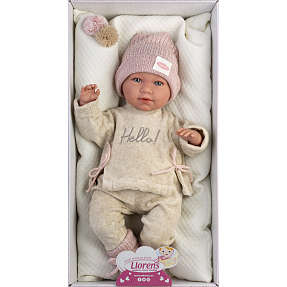 Llorens dukke 42 cm med pude