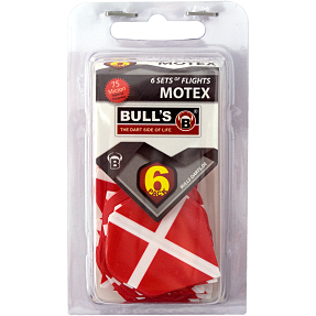 Bull's flights 6-pak - dannebrog