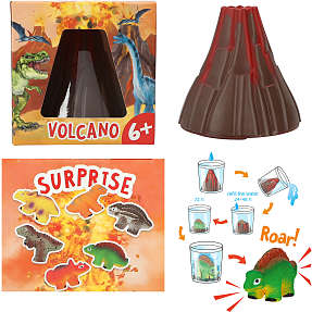 Dino world overraskelses-vulkan
