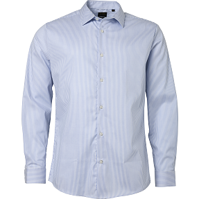 VRS herre slim fit skjorte str. L - lyseblå