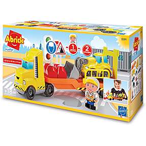 Ecoiffier lastbil m. gummiged