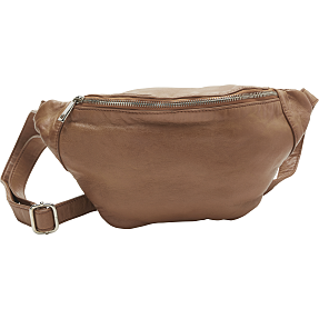 Skind bæltetaske - cognac