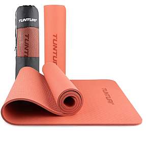 Tunturi yogamåtte 8 mm 183 x 61 cm - orange