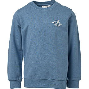 VRS børne sweatbluse str. 98/104 - blå