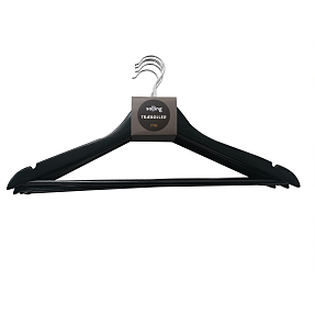 Salling træbøjler 5-pak - sort