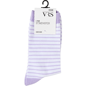 VRS dame strømper str. onesize - stribet