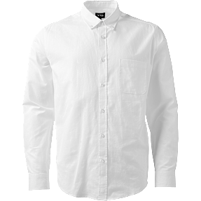 VRS herre oxford skjorte str. M - hvid