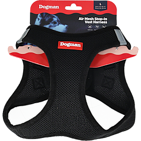 Dogman air mesh hundevest - str. L