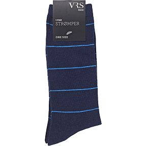 VRS herre strømper str. onesize - stribet