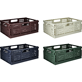 Salling foldekasser str. L (2-pak) – flere varianter – assorteret