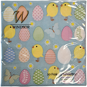 Windsor påskeservietter 33x33 cm 20-pak