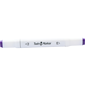 Danpen twinmarker mørk violet farve 81