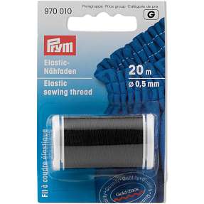 Elastiktråd 0,5mm - sort