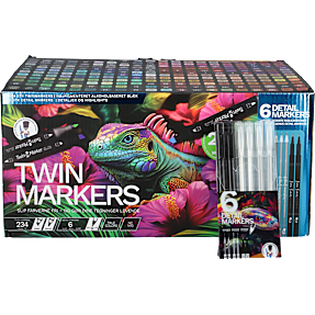 Danpen Twinmarkers 234 + 6 stk