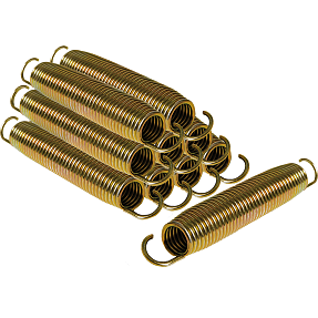 Salta guldfarvede fjedre - 10 stk