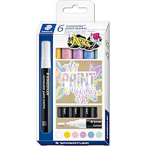 Staedtler paintmarker 6-pak - pastel