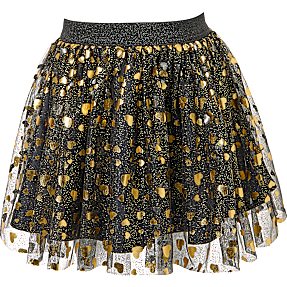 VRS børne nederdel str. 122/128 - sort