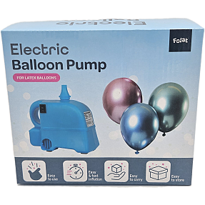 Elektronisk ballonpumpe - blå
