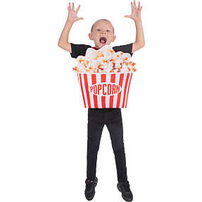 Popcorn kostume str. 128 cm