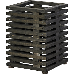 Gasflaskeskjuler af traller - sort