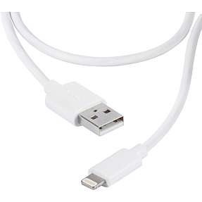 Vivanco Lightning-kabel iPhone/iPad MFI - hvid