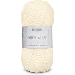 BUMBO Uldblanding Strømpegarn - Natur 107